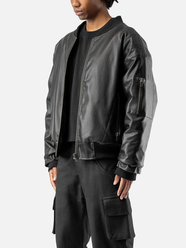 C2 LEATHER BOMBER