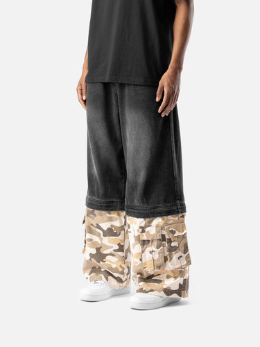 W10 DENIM CARGO
