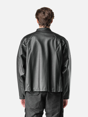 LEATHER RACER JACKET