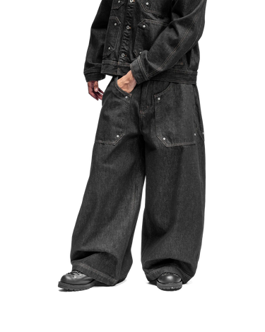 RIVET BAGGY DENIM