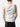 White Ribbed Tank close-up