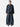 Blue Rivet Baggy Denim, full-body front view on model