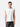White Sleeveless T-Shirt, front half-body on model