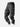 Black T38 Cargo Pants, 45-degree bent-leg side view