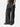 Black W8 Cargo Pants, casual half-body pose on model