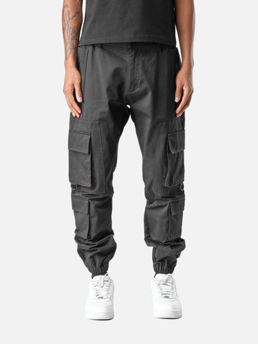 Black X12 Jogger, front half-body on model