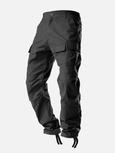 Black X19 Cargo, 45-degree bent-leg side view