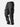 Black X7 Cargo Pants, 45-degree bent-leg side view