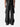 Black Y5 Cargo Pants, back half-body on model