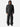 Black Y5 Cargo Pants, full-body front view on model