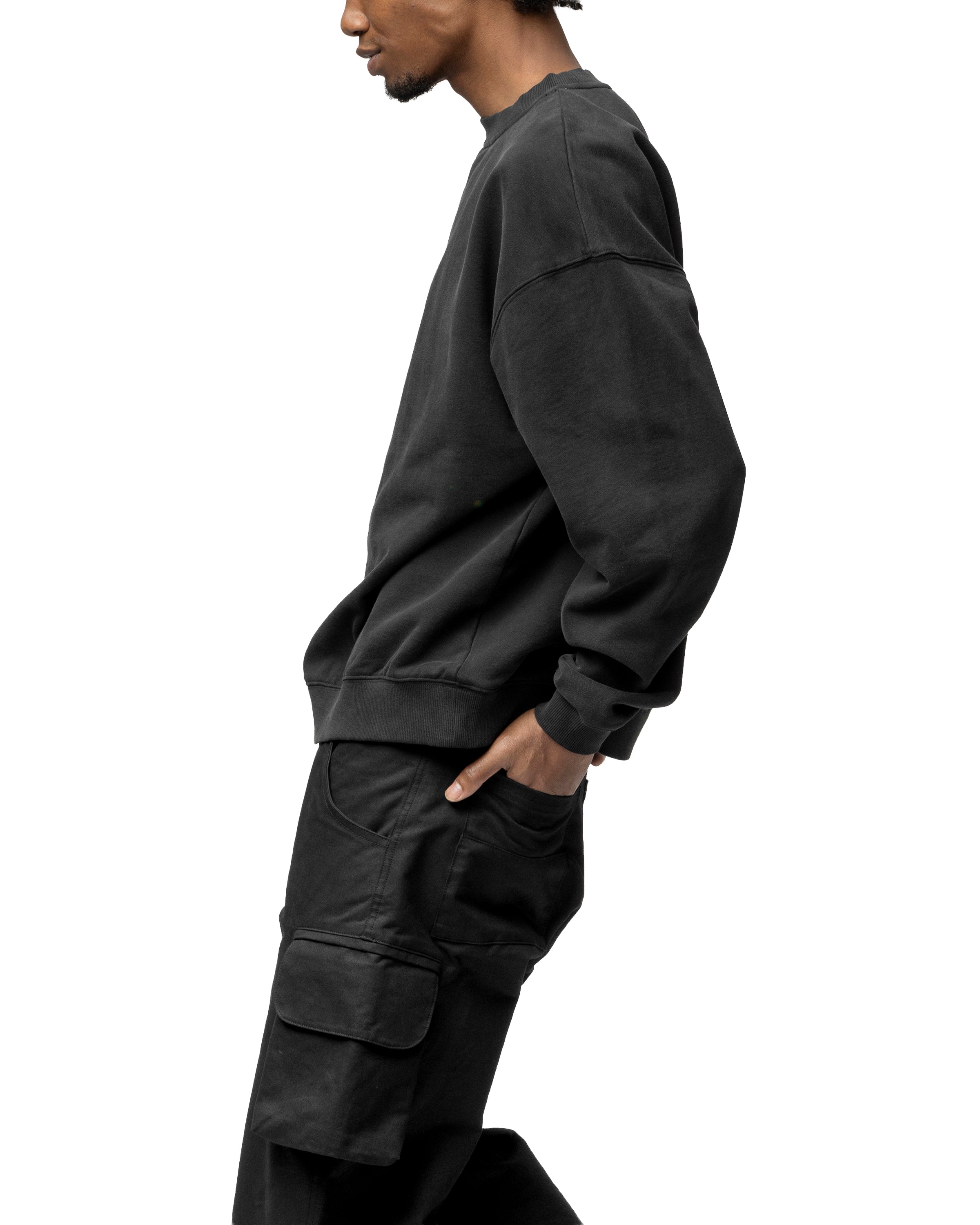BlackTailor Relaxed Hoodie - Washed Black