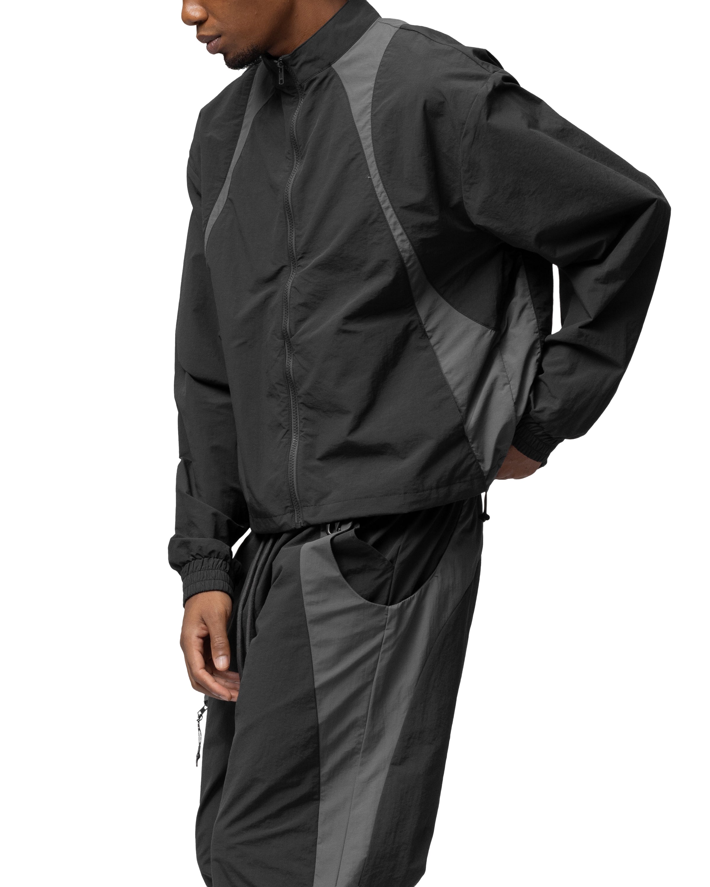 SATUR ダークグレー ジャケット Soft Shell Splash-Guard Jacket Graphite – Alter Ego Running