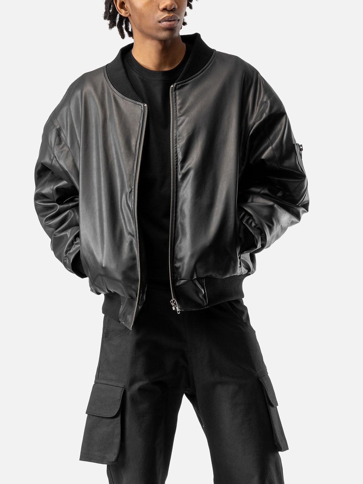 C2 LEATHER BOMBER