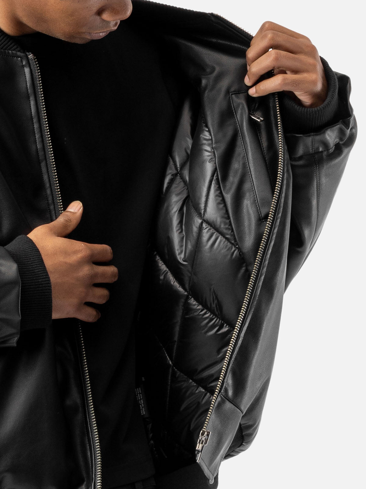 C2 LEATHER BOMBER