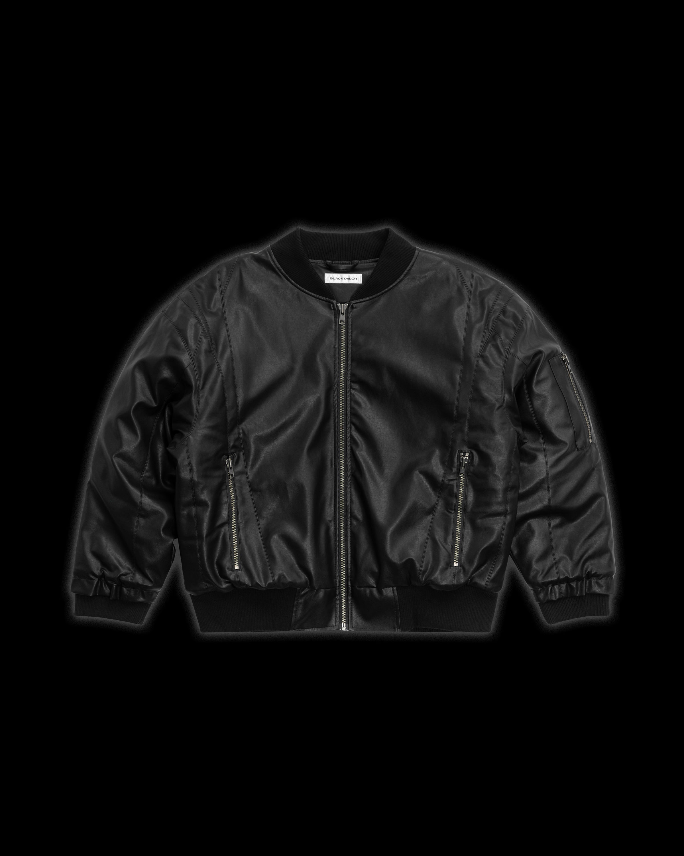 LEATHER BOMBER