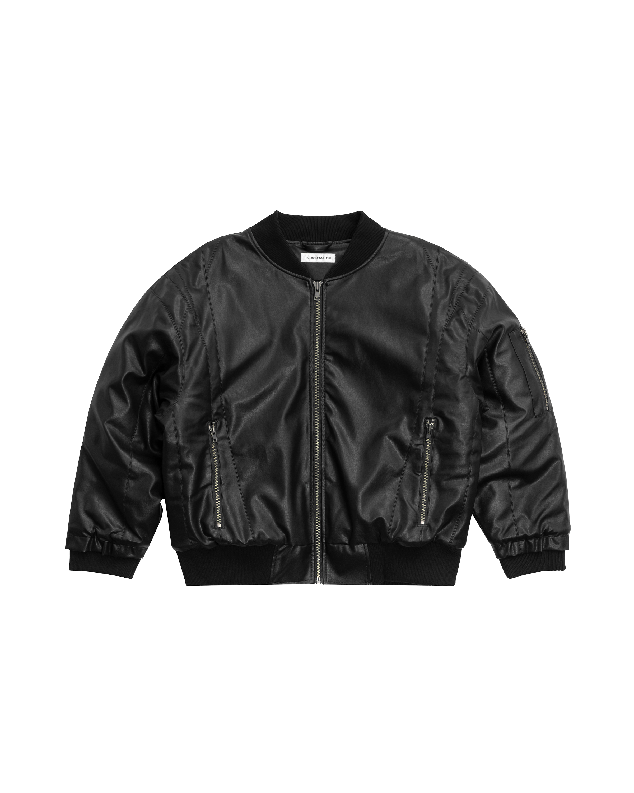 LEATHER BOMBER