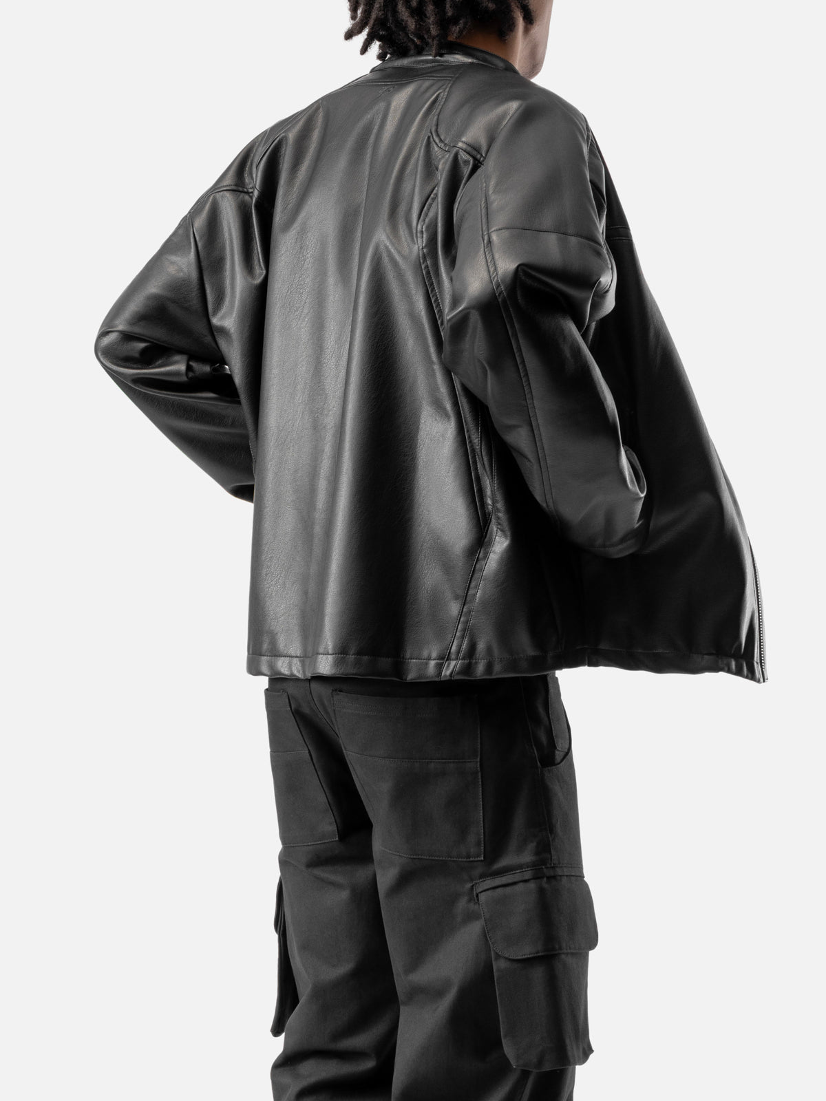 LEATHER RACER JACKET