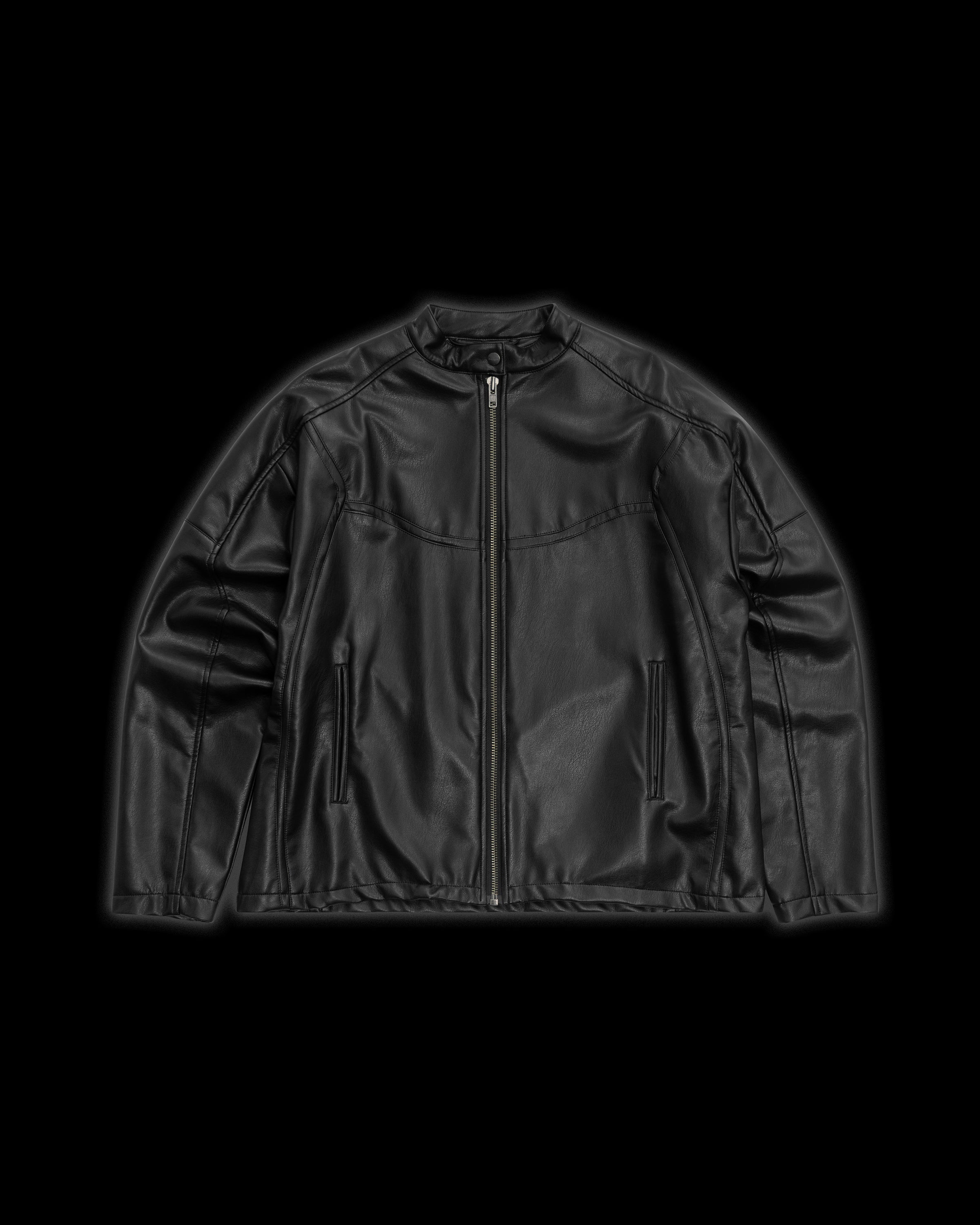 LEATHER RACER JACKET