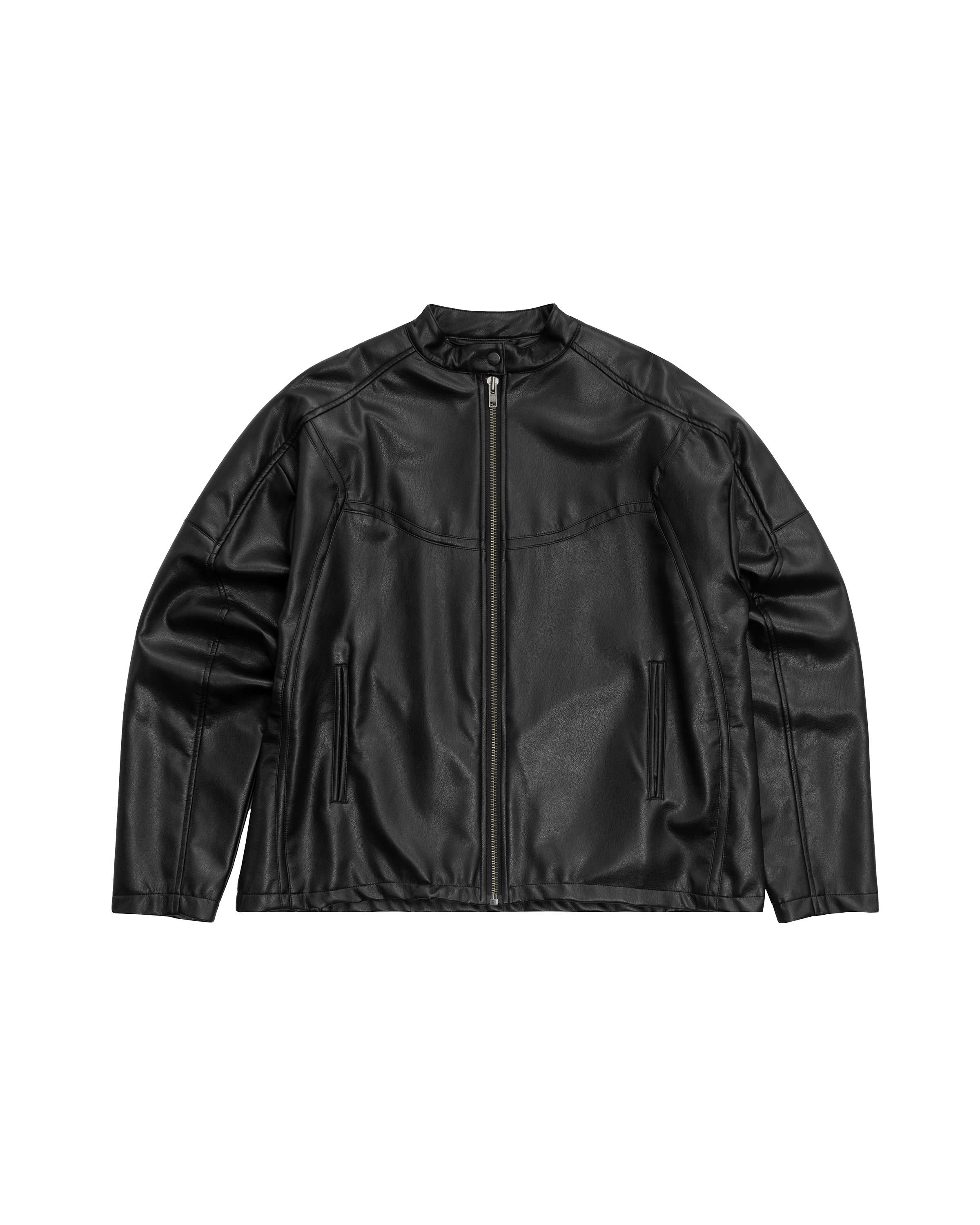 LEATHER RACER JACKET