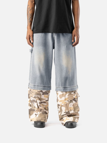 W10 DENIM CARGO