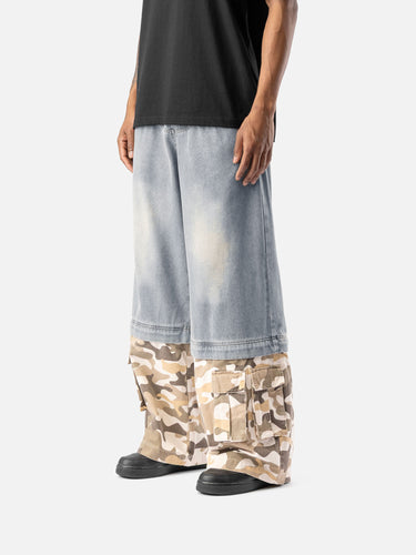 W10 DENIM CARGO