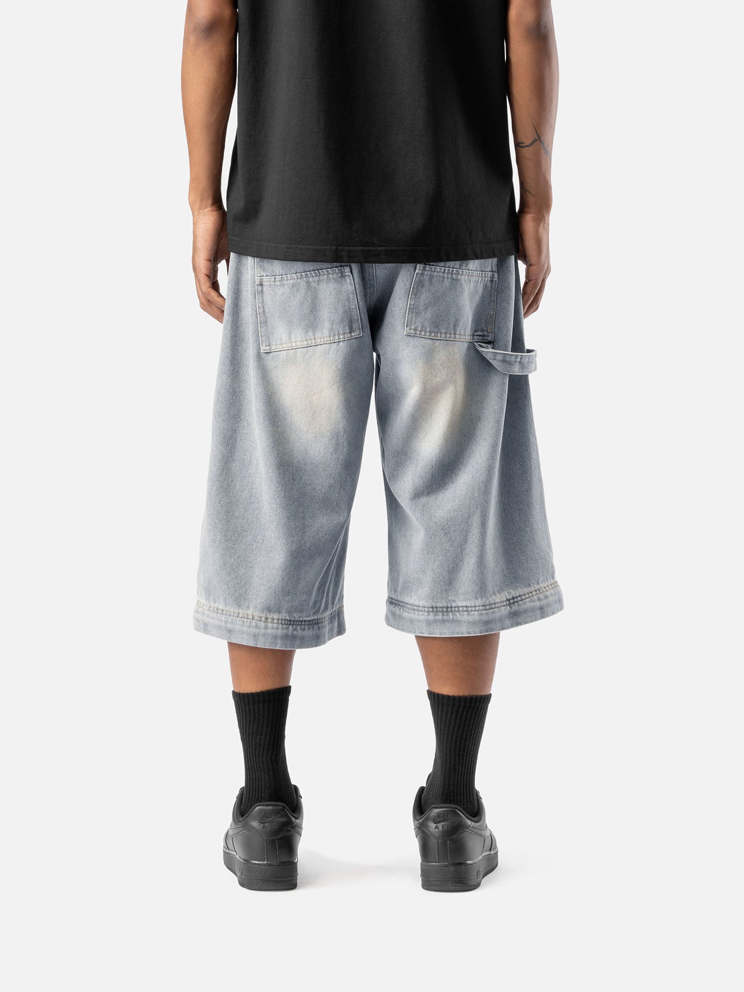 W10 DENIM JORTS