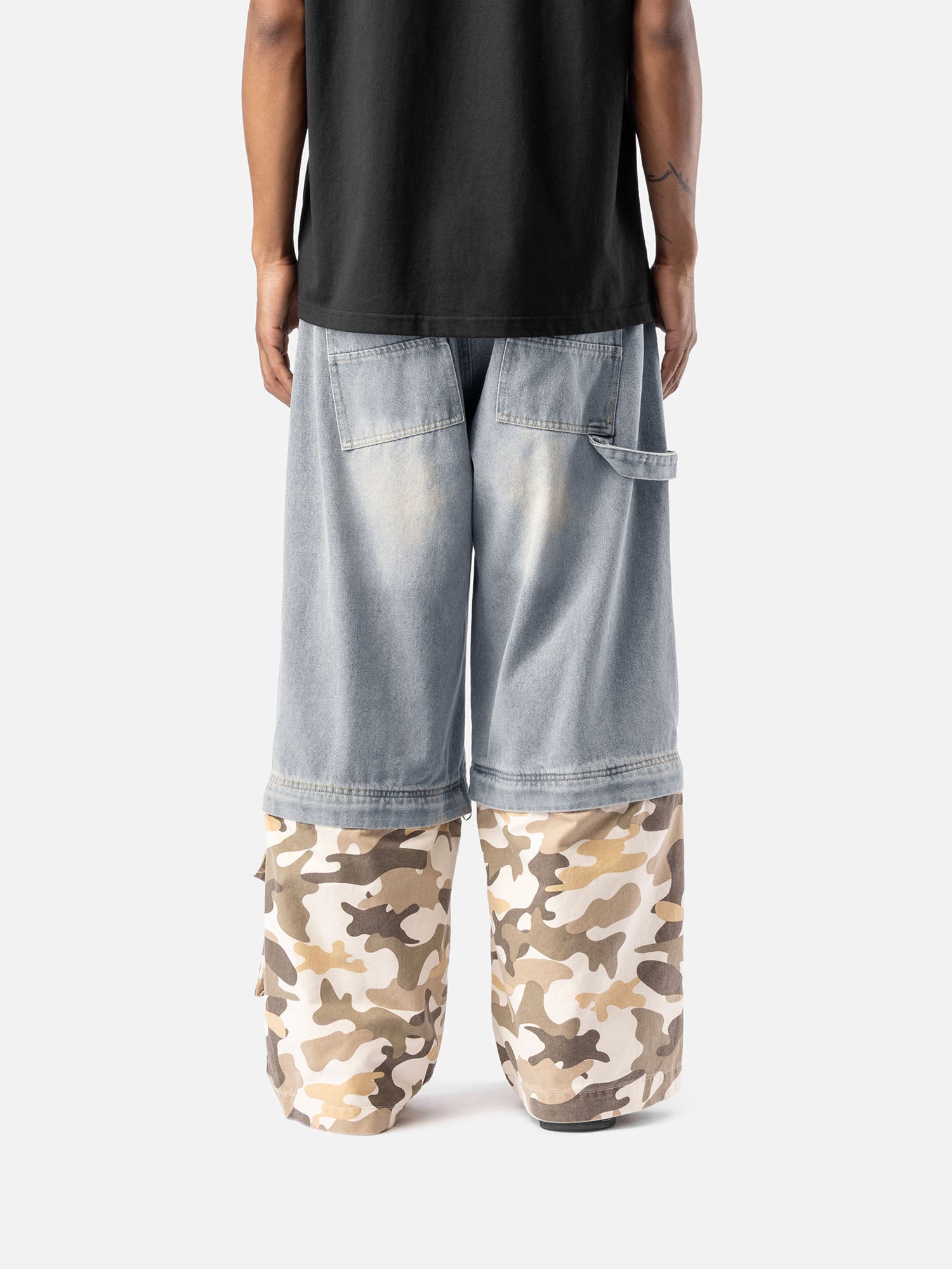 W10 DENIM CARGO