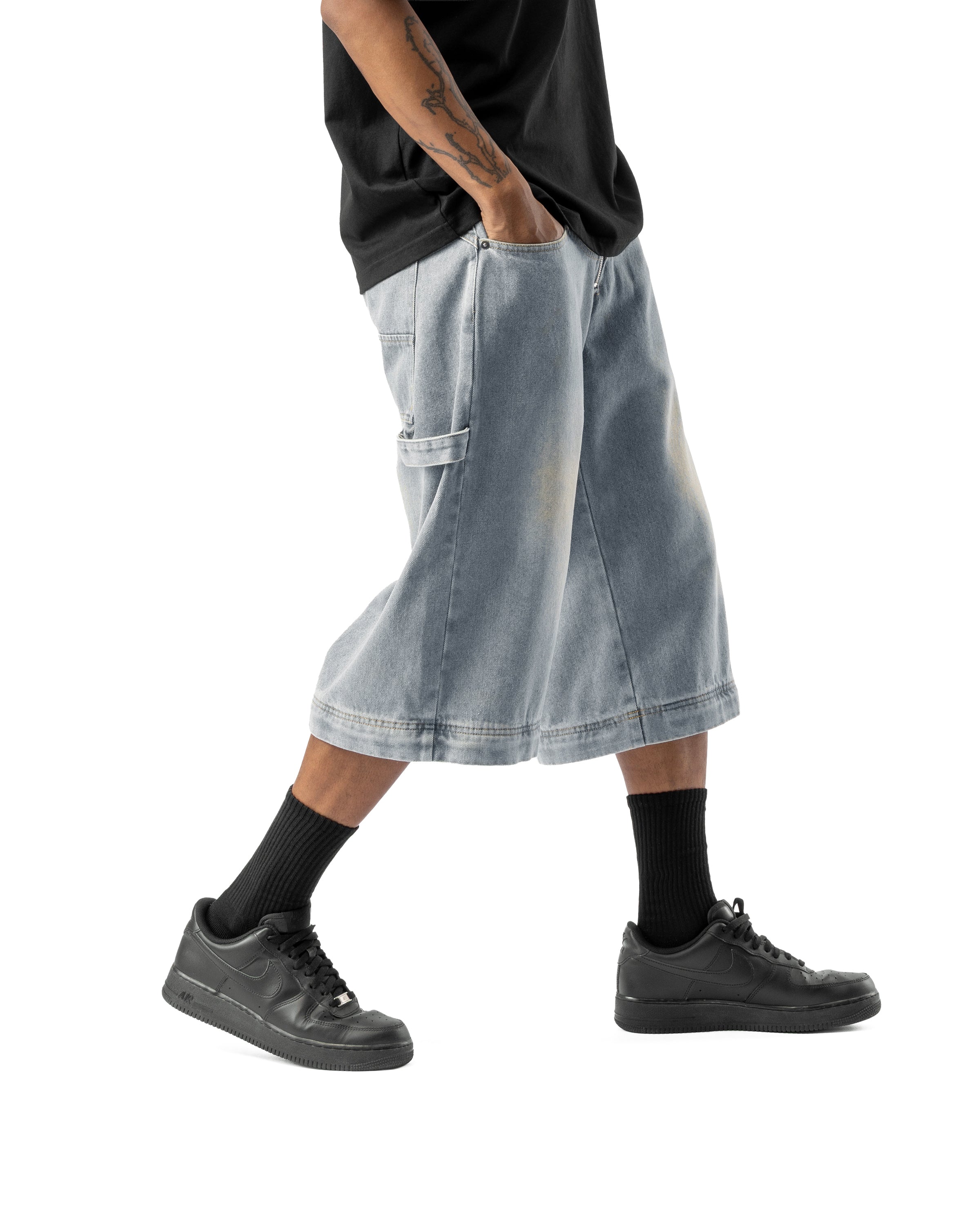 W10 DENIM JORTS