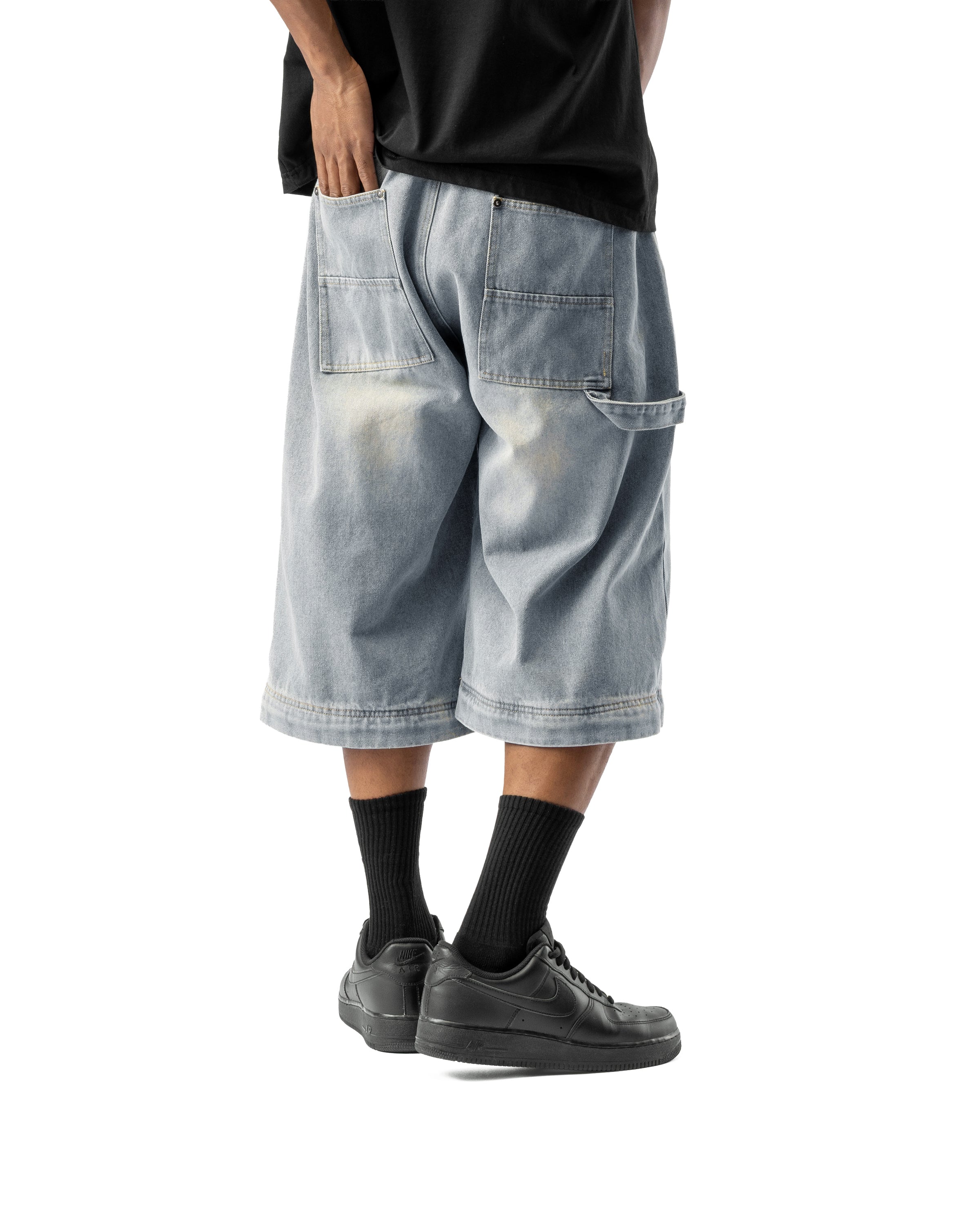 W10 DENIM JORTS