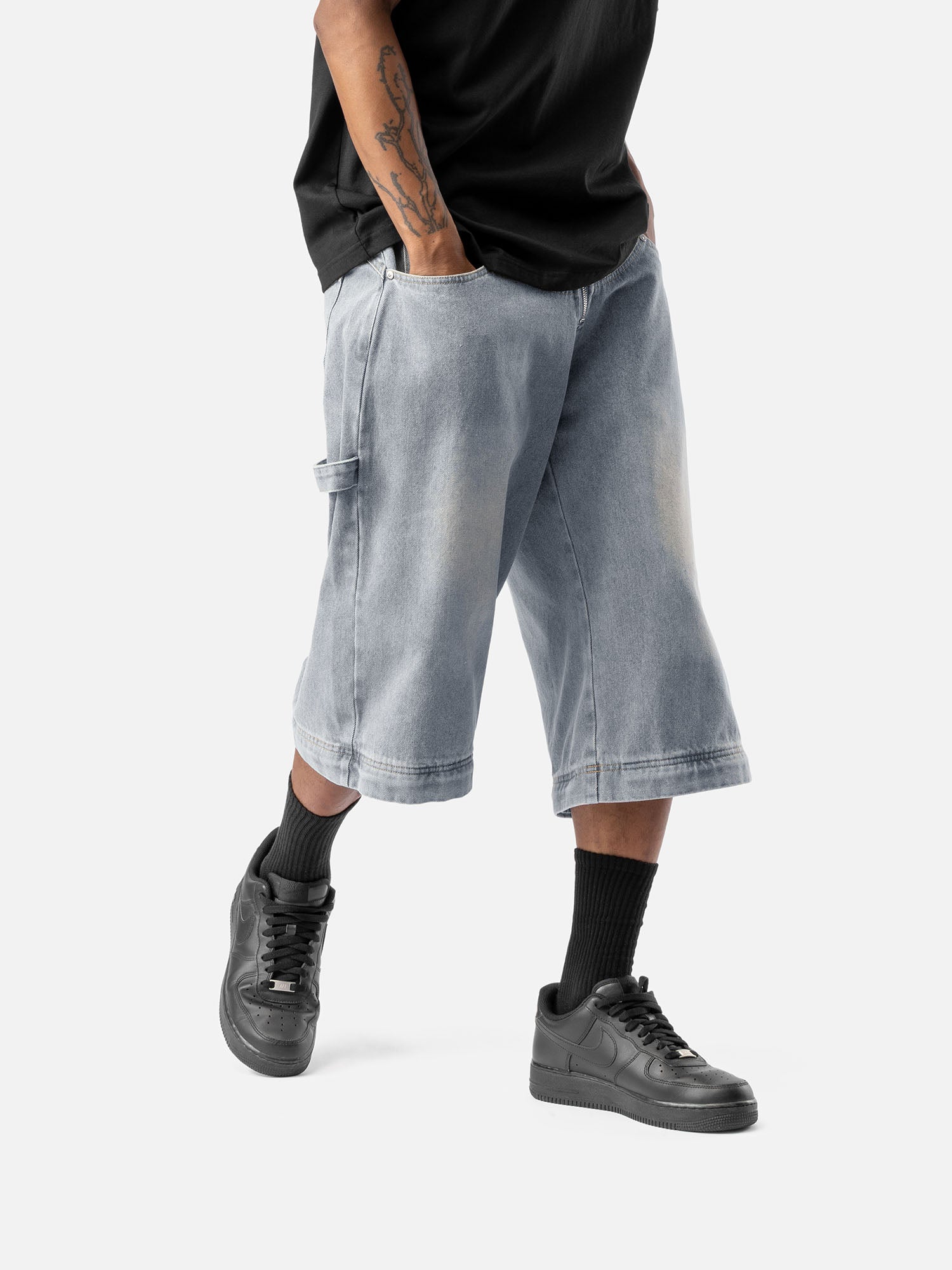 W10 DENIM CARGO