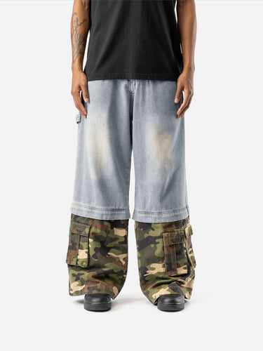 W10 DENIM CARGO
