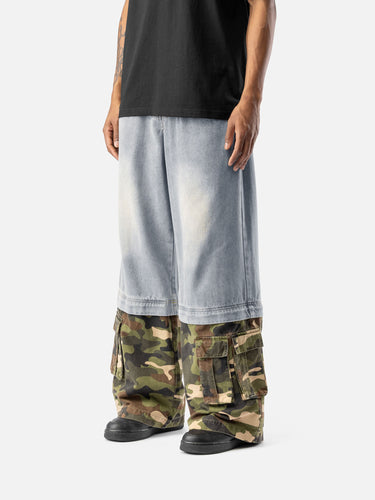 W10 DENIM CARGO