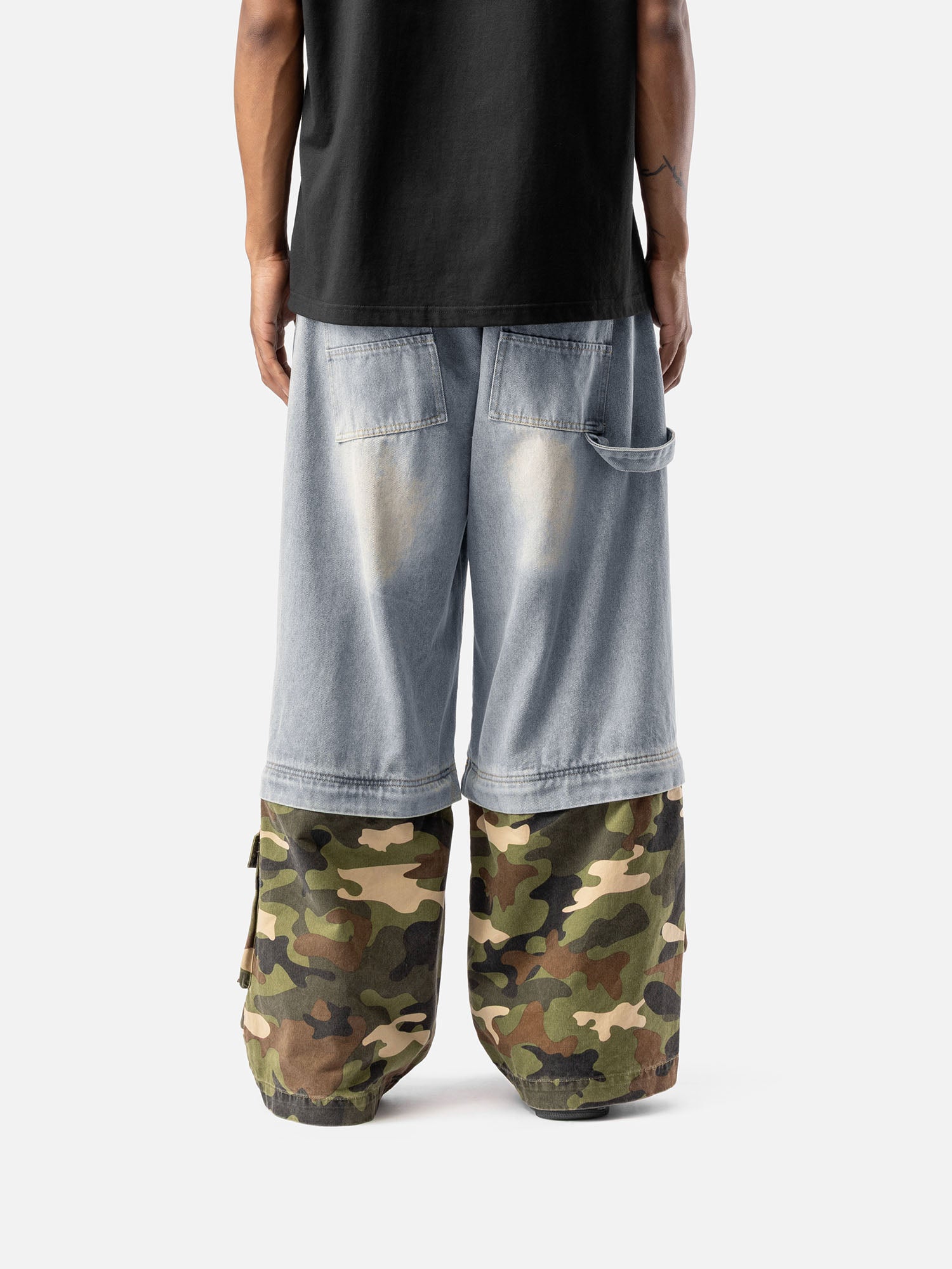 W10 DENIM CARGO