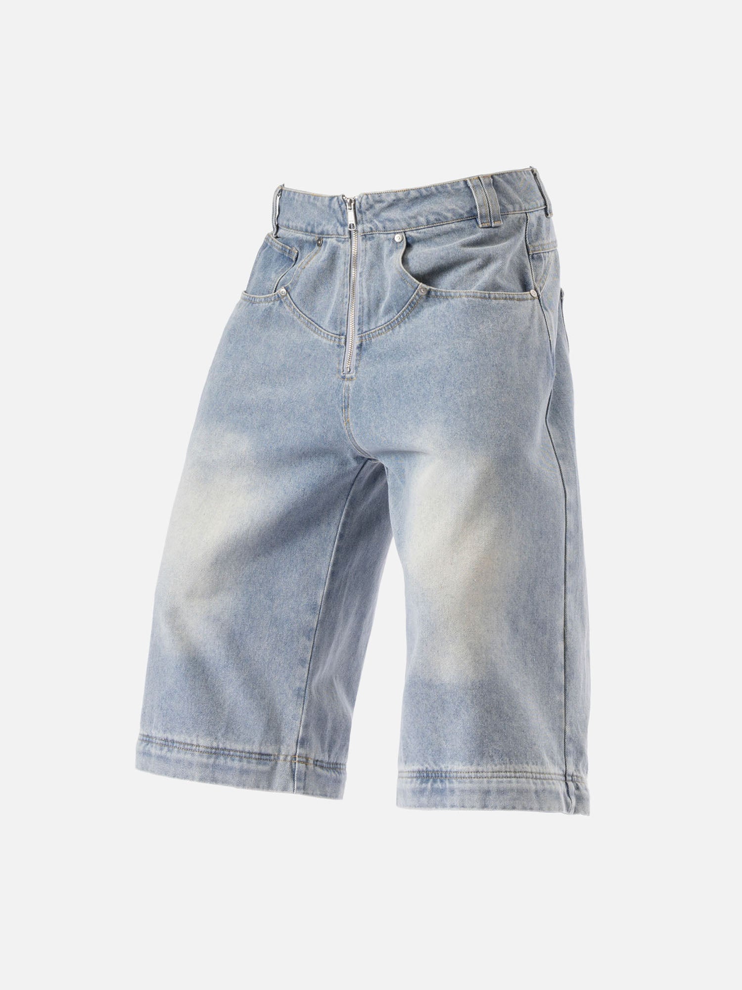 W10 DENIM JORTS