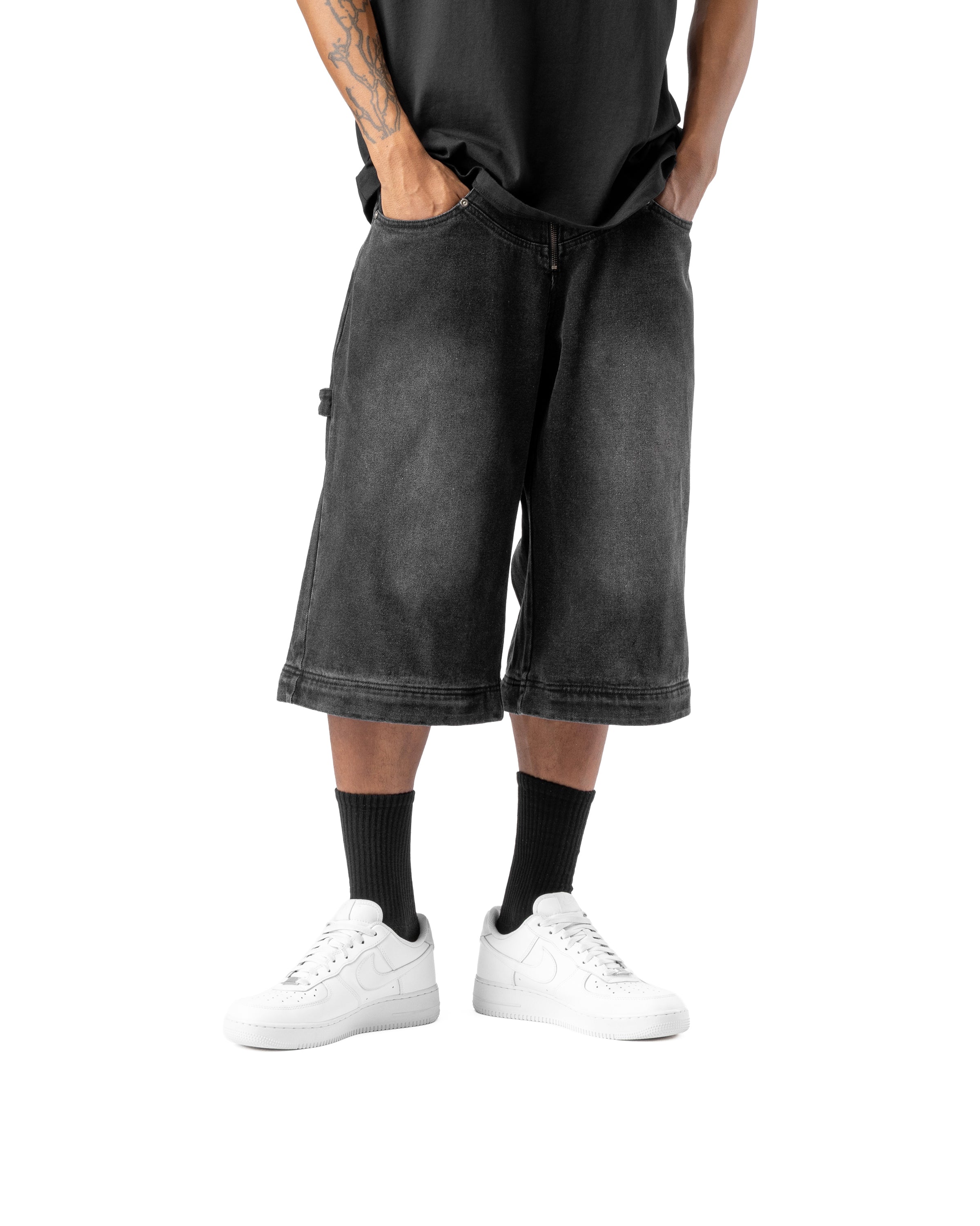 W10 DENIM JORTS