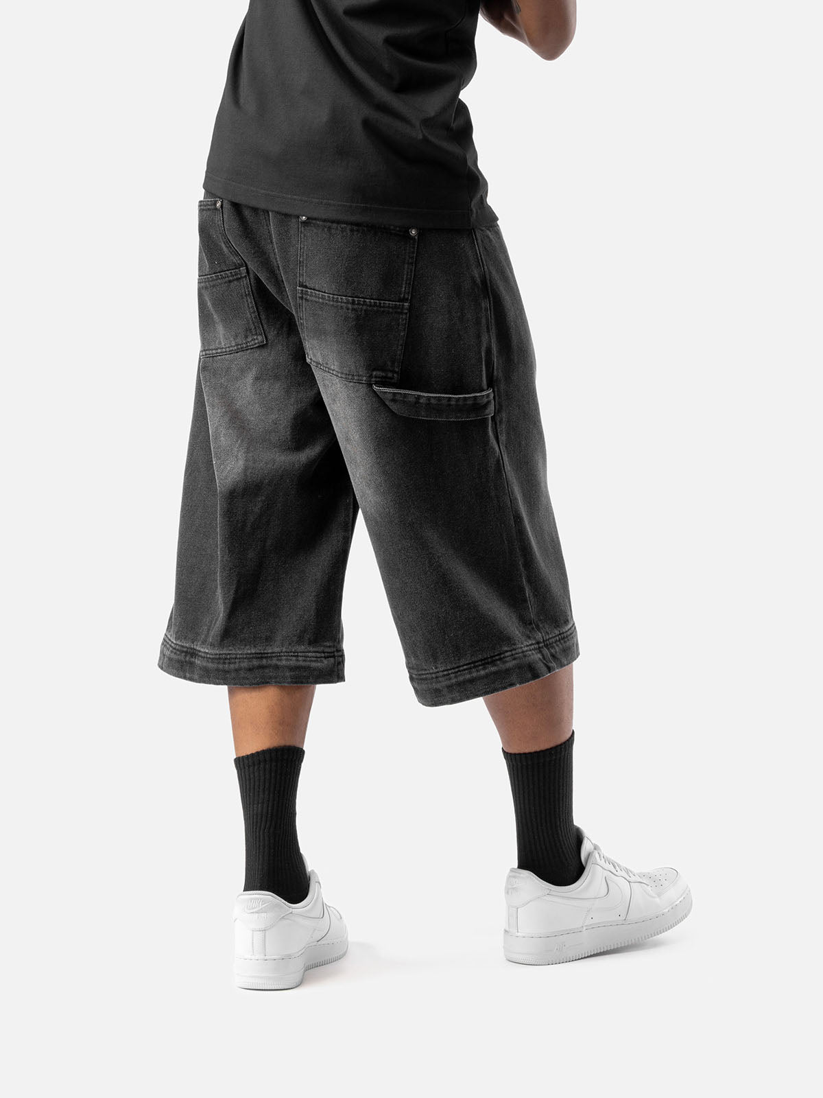 W10 DENIM JORTS