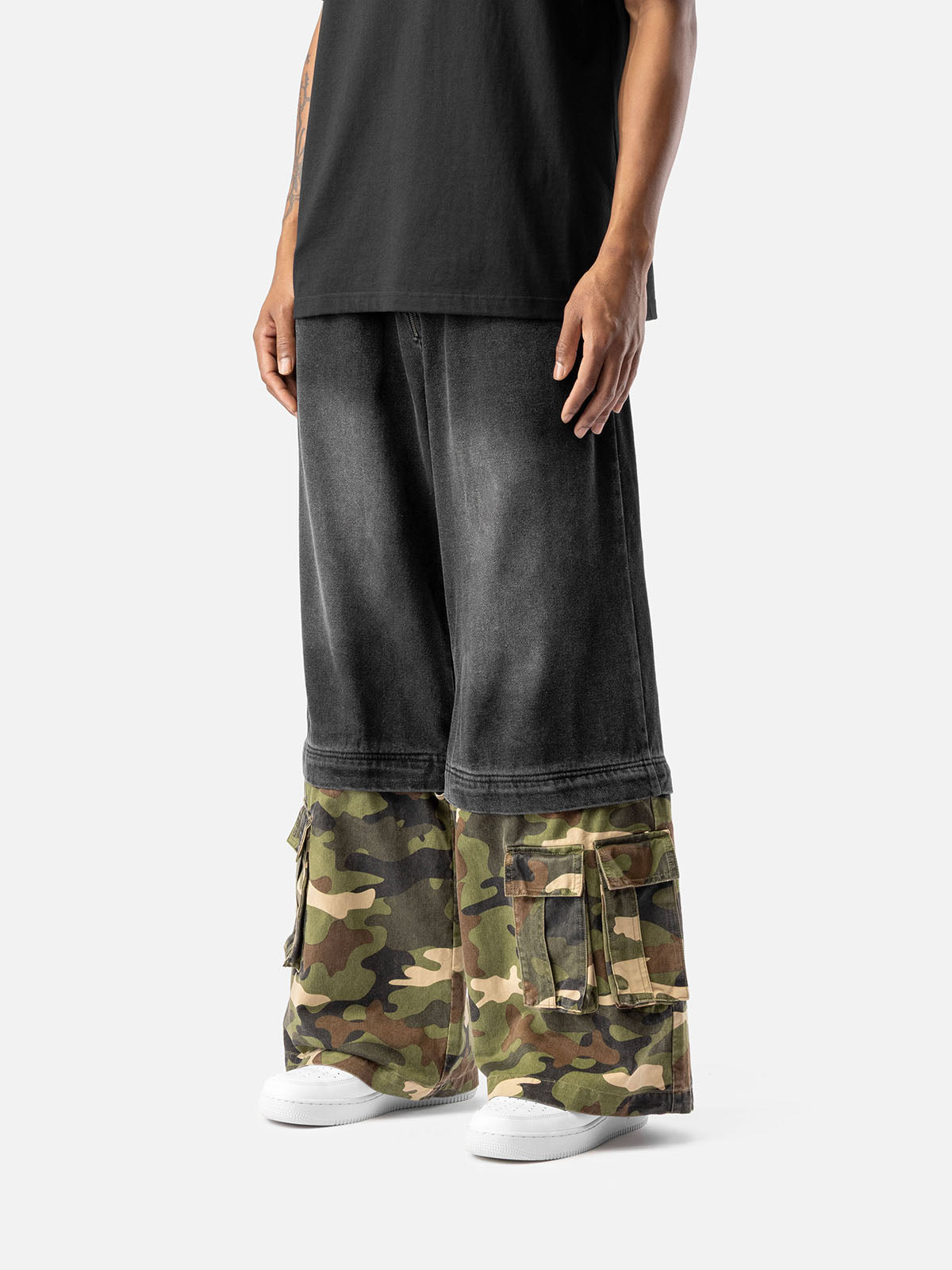 W10 DENIM CARGO