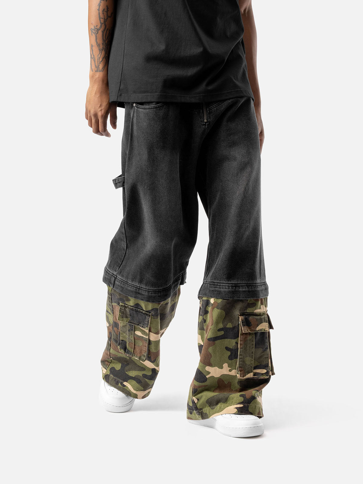W10 DENIM JORTS