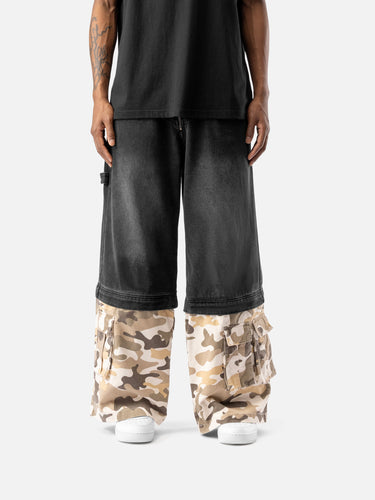 W10 DENIM CARGO