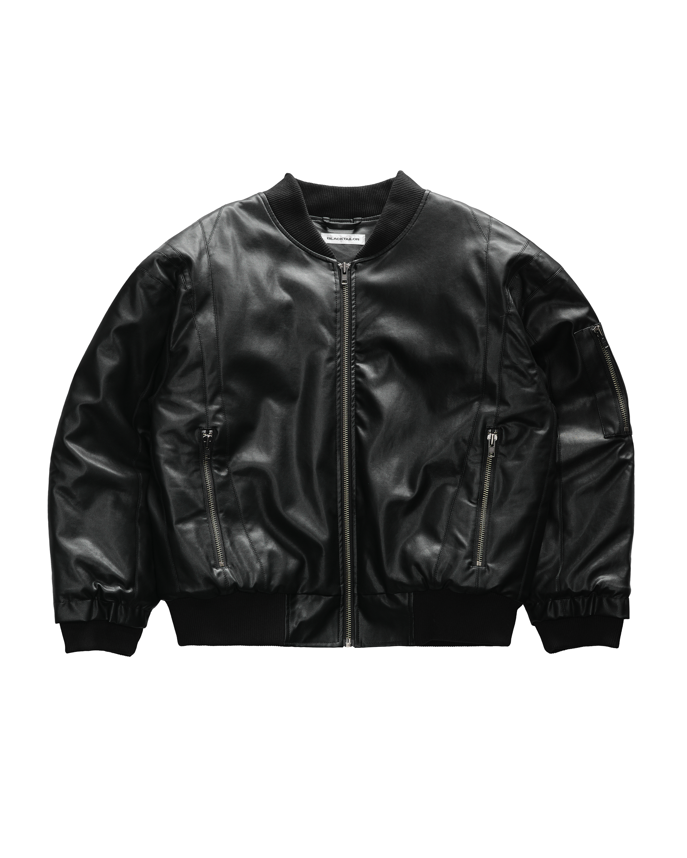 LEATHER BOMBER