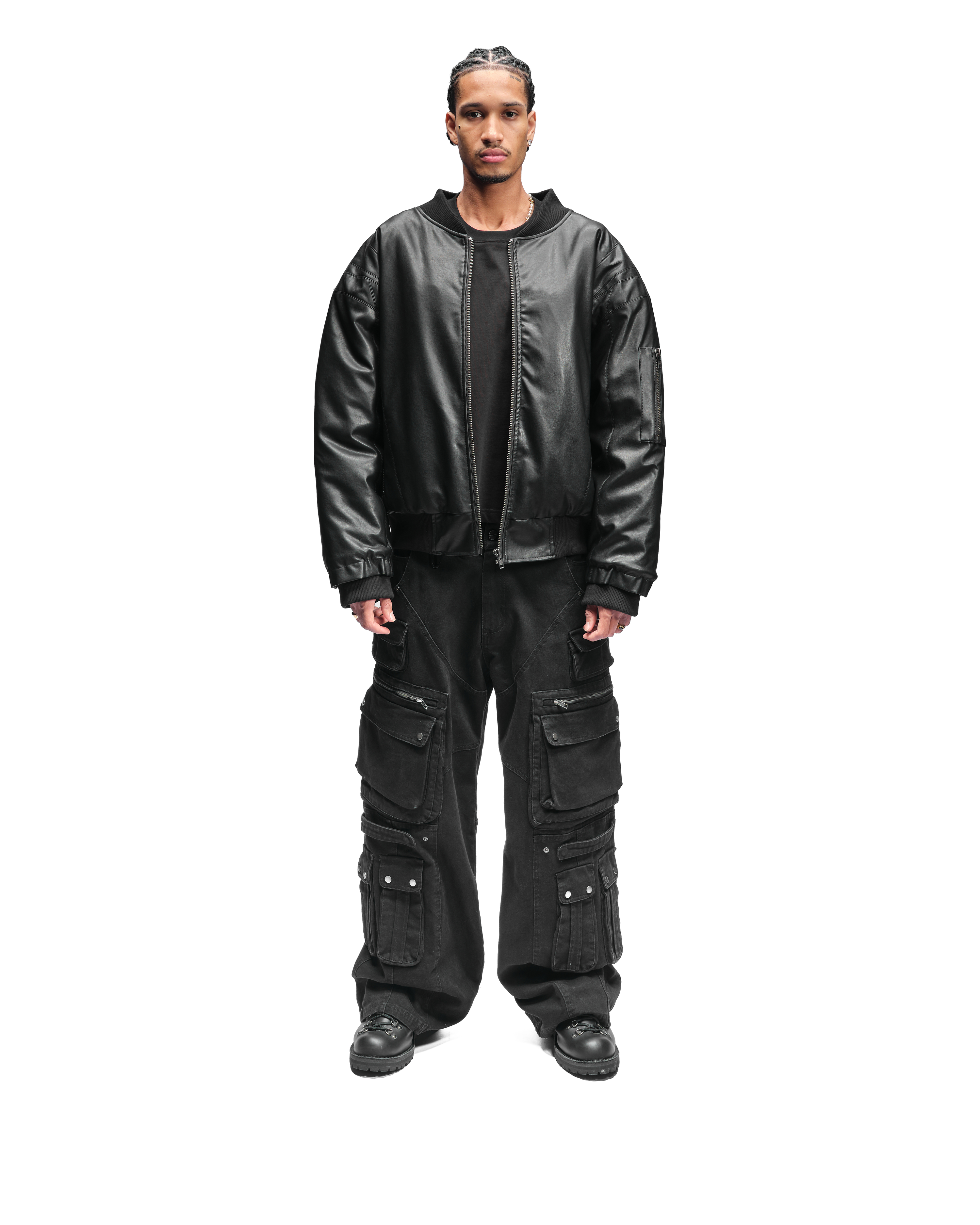 C2 LEATHER BOMBER