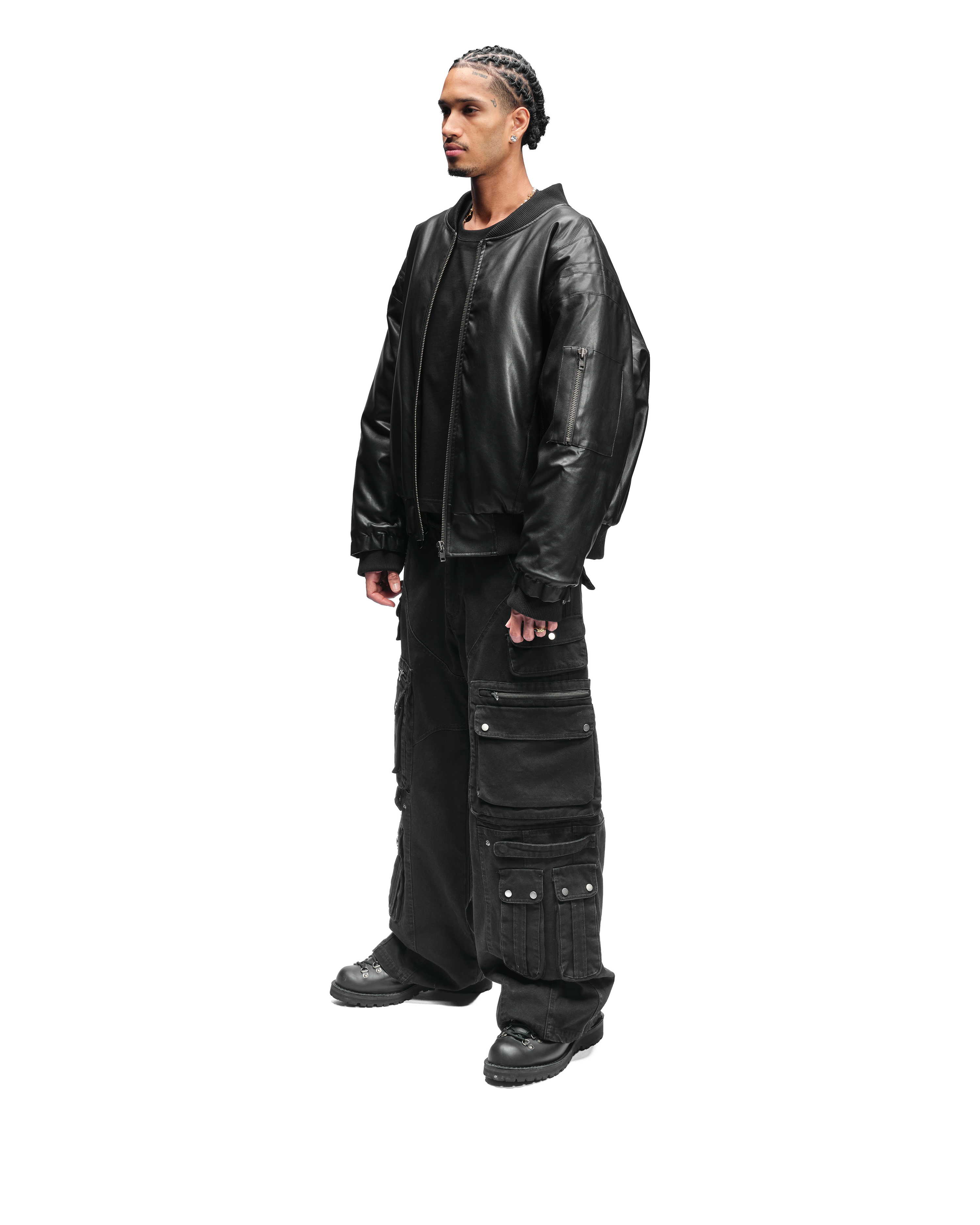 C2 LEATHER BOMBER