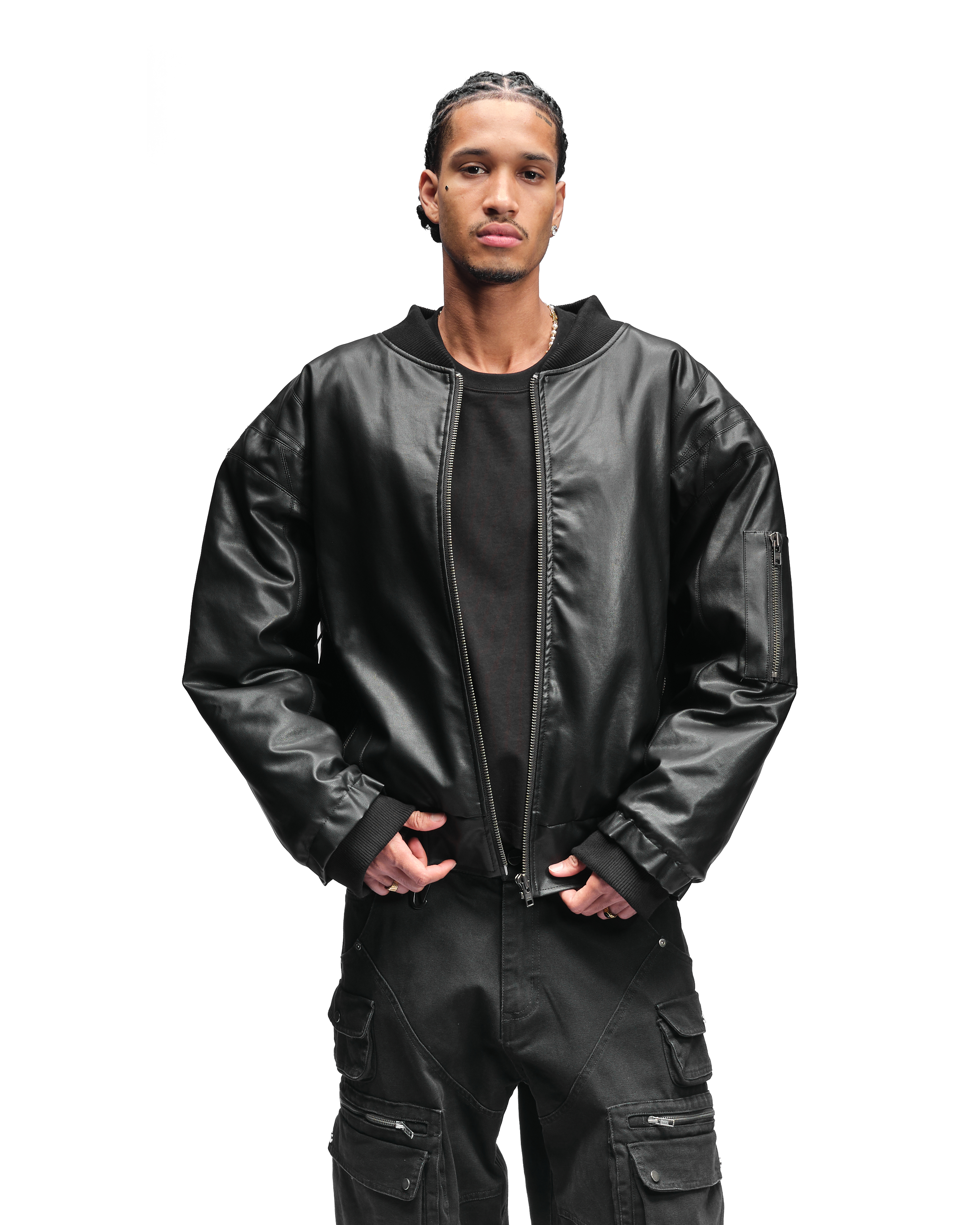 C2 LEATHER BOMBER