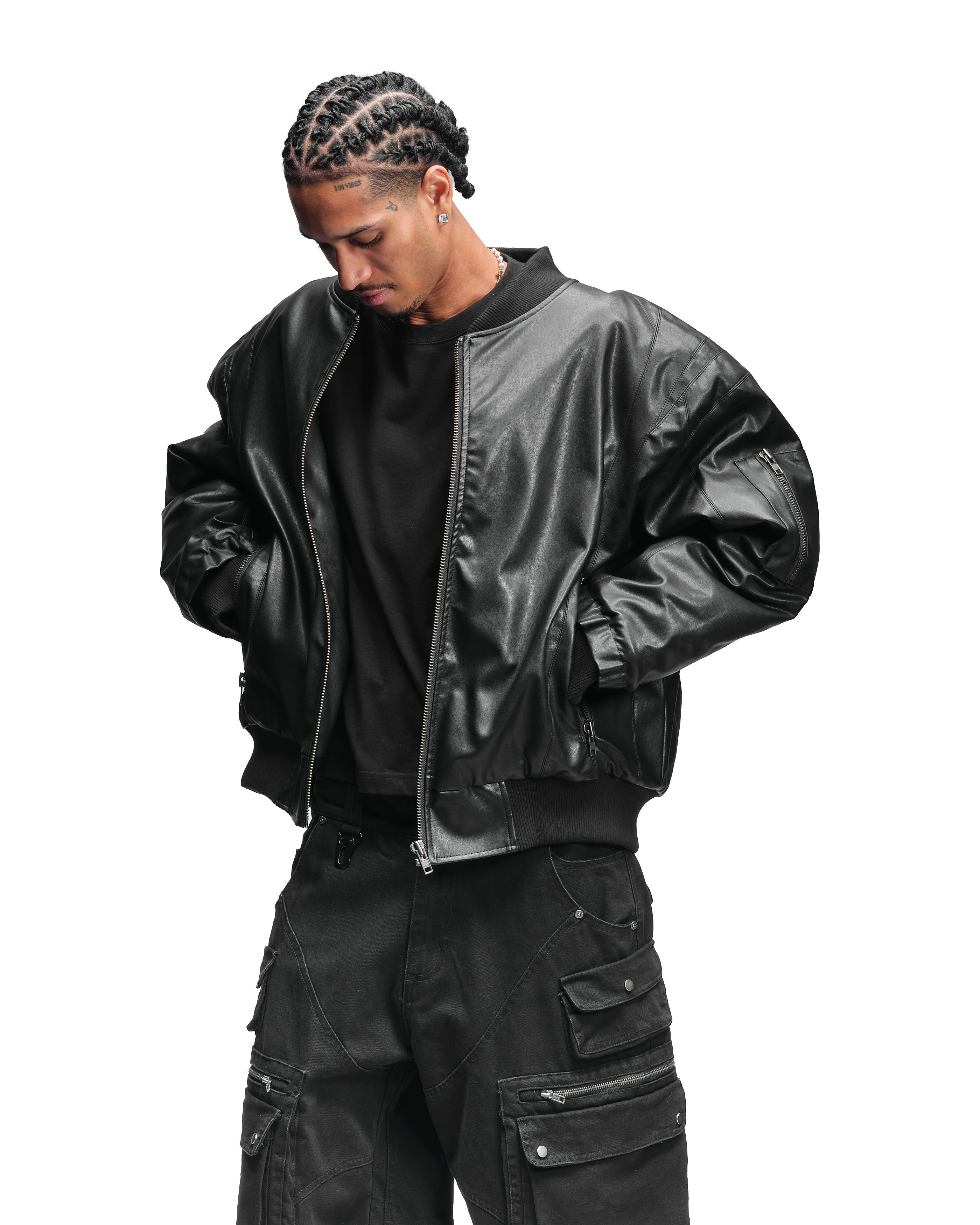 C2 LEATHER BOMBER