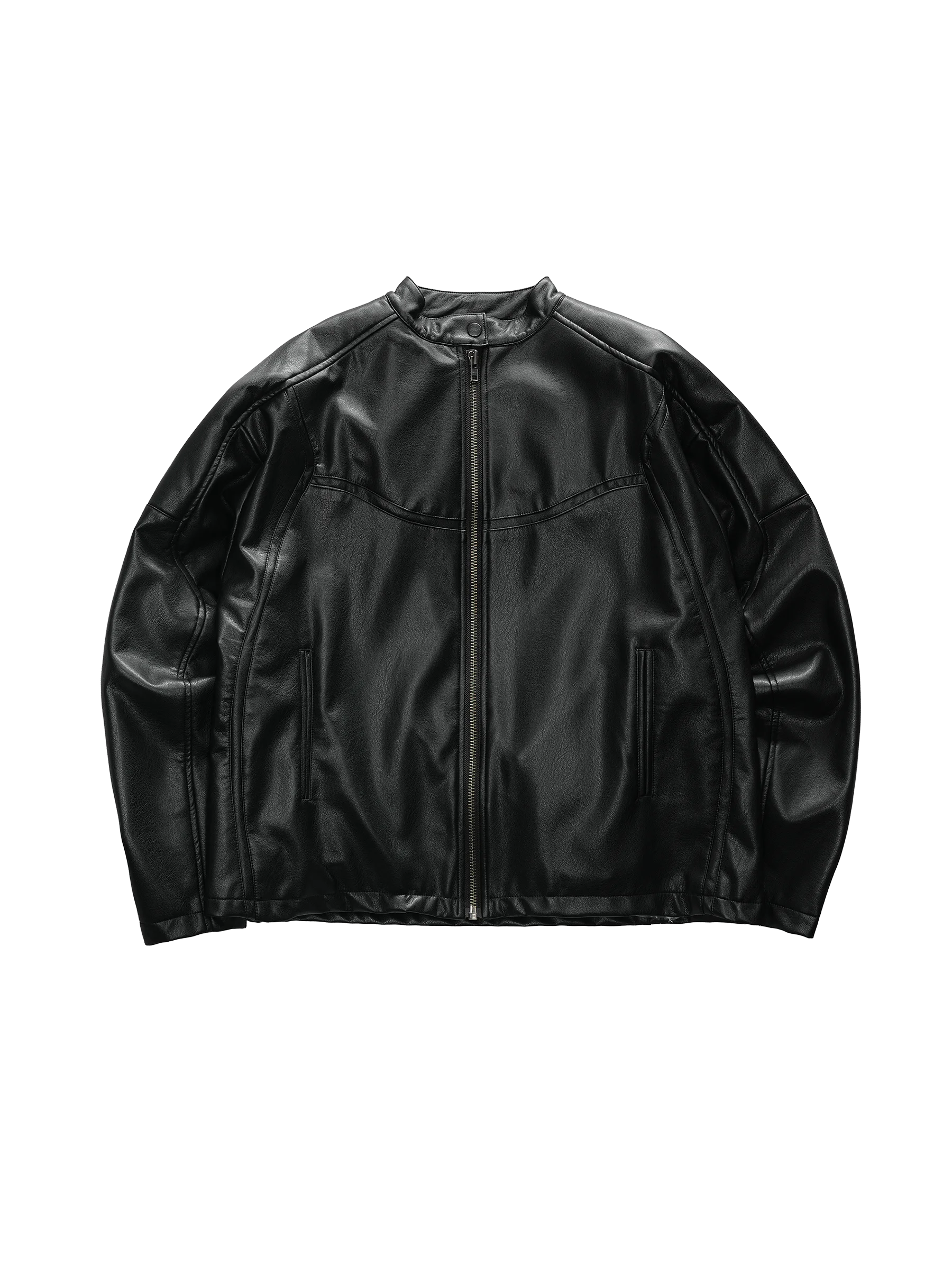 LEATHER RACER JACKET
