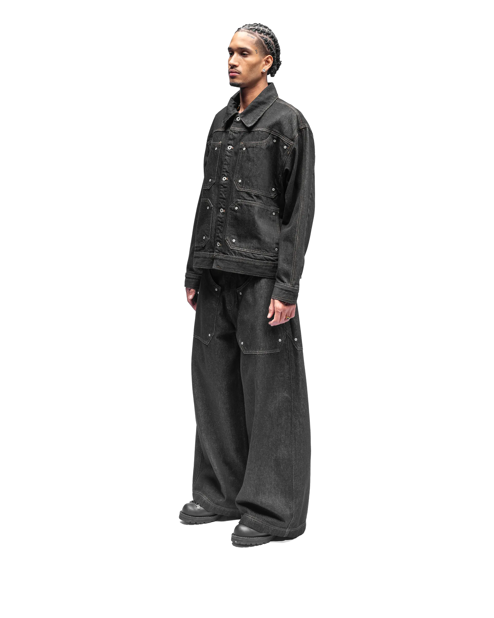 RIVET BAGGY DENIM