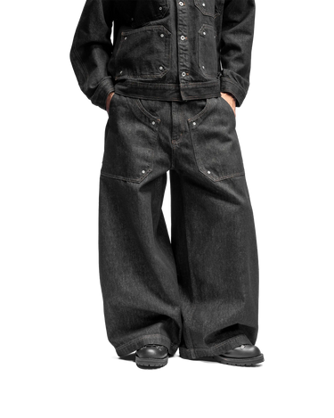 RIVET BAGGY DENIM