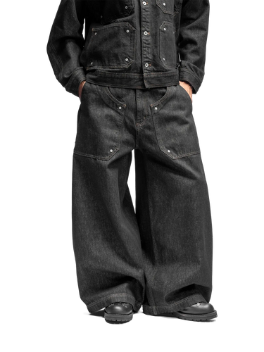RIVET BAGGY DENIM