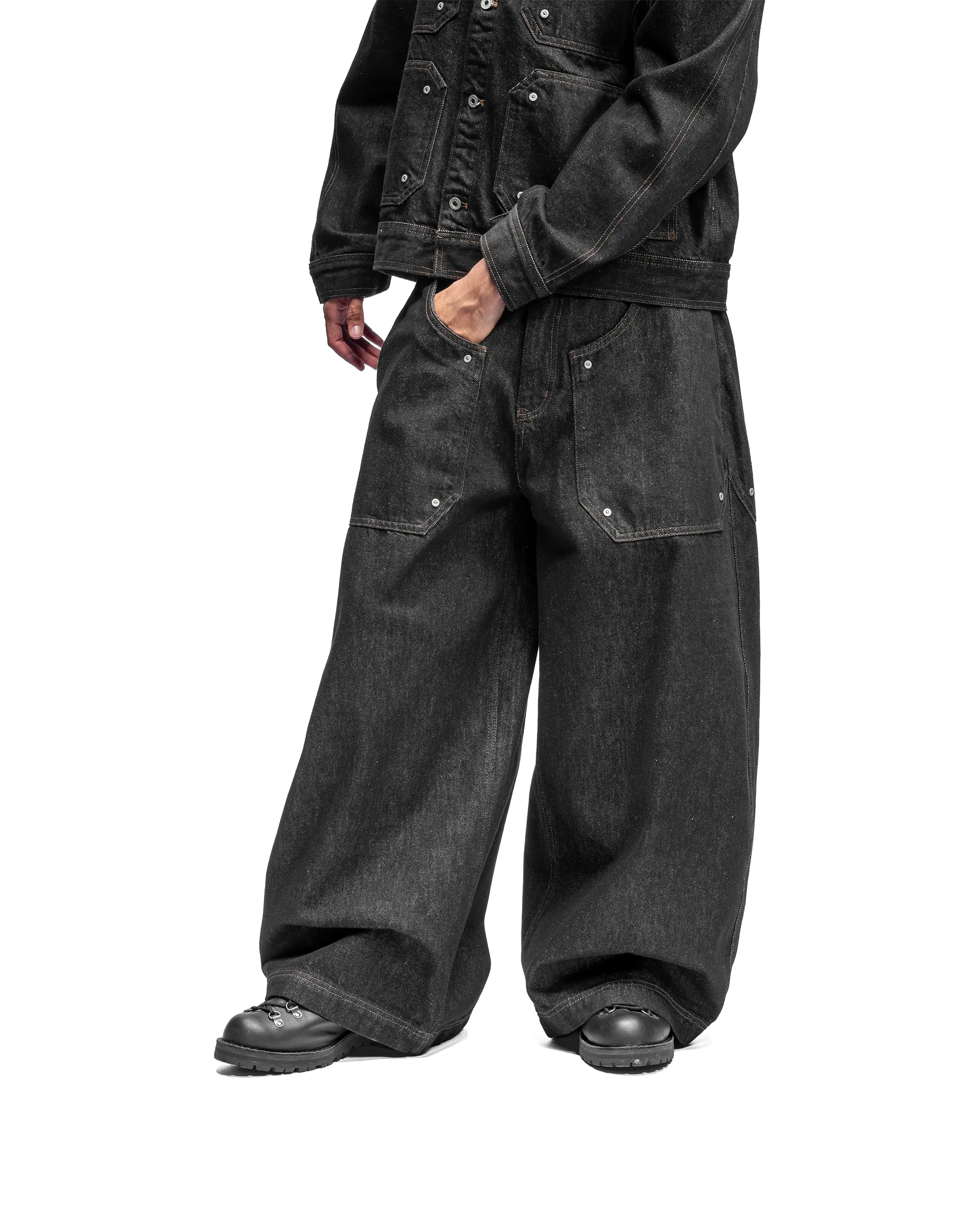RIVET BAGGY DENIM