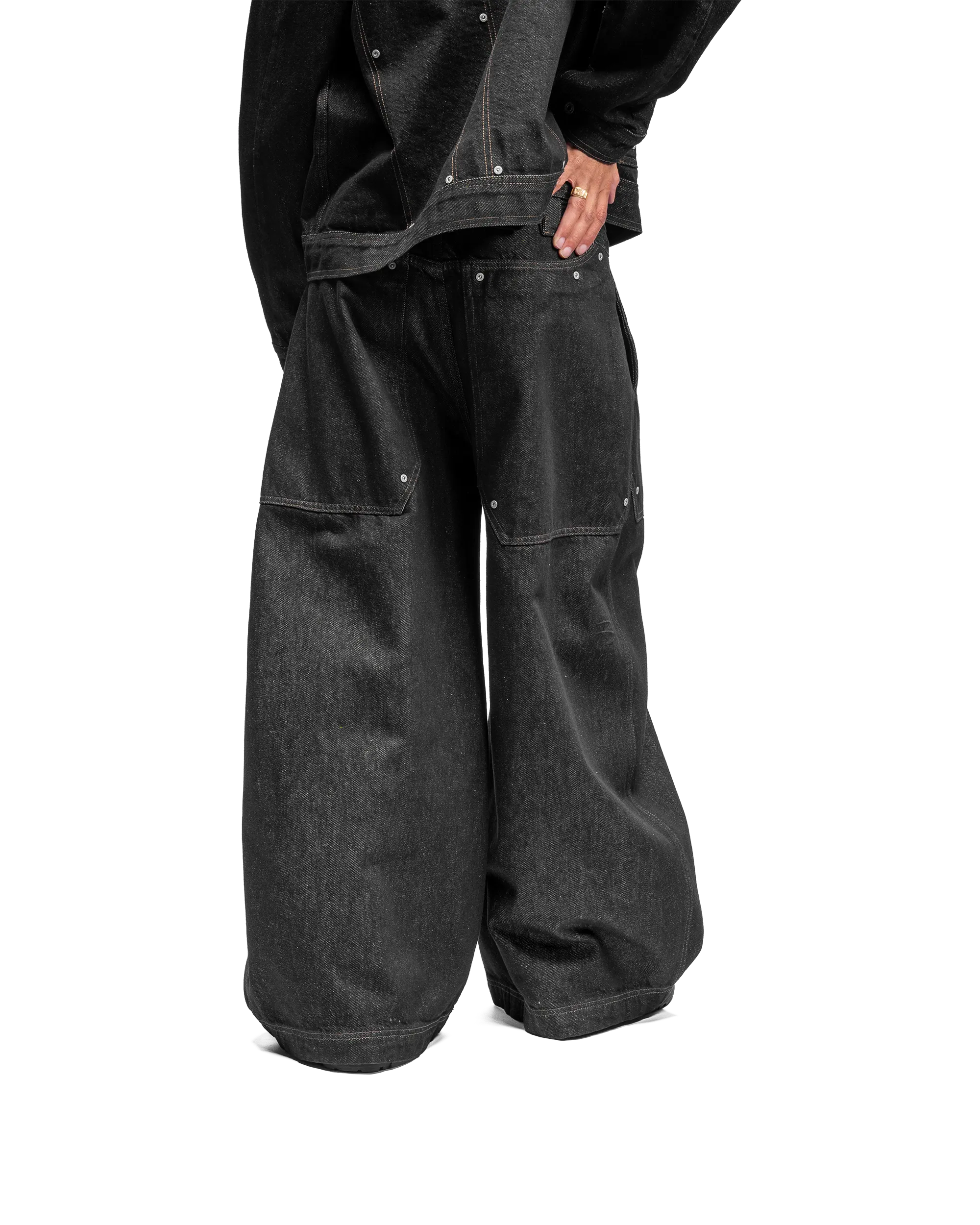 RIVET BAGGY DENIM